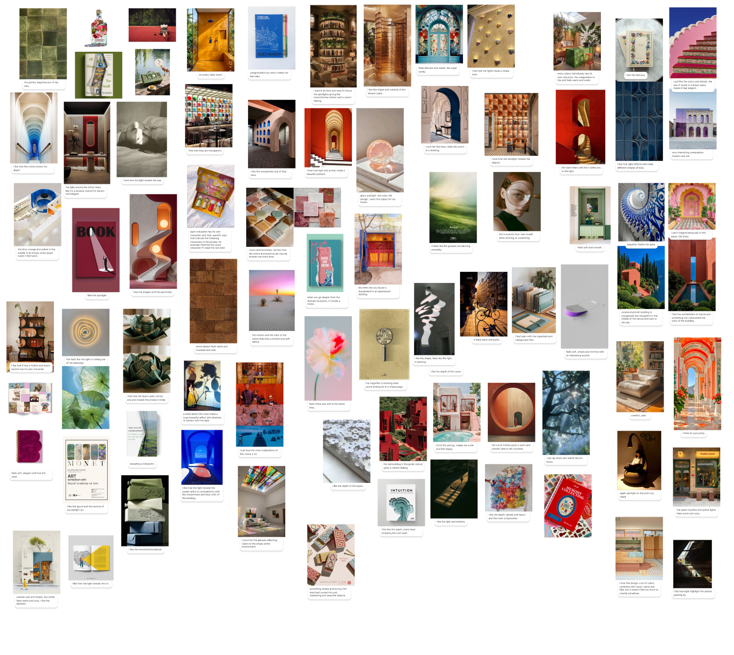 148 visual references collected during research